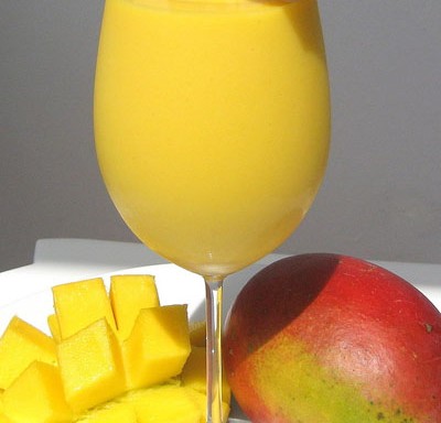 Receta de zumo de mango