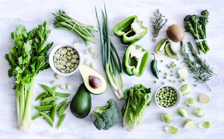 mejores vegetales verdes propiedades