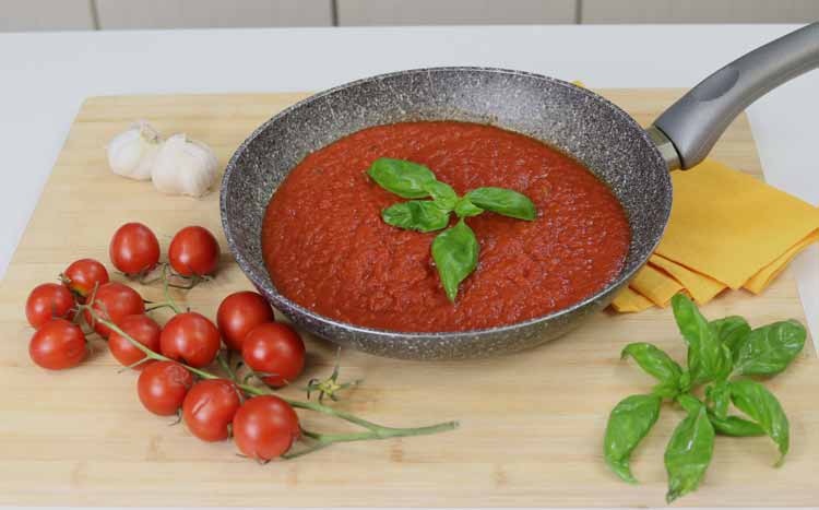 Salsa de tomate frito natural
